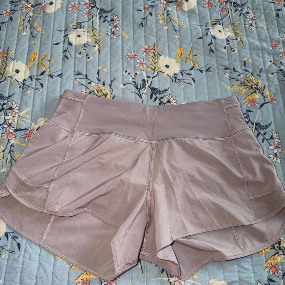 lululemon athletica Mauve High-Rise Athletic Shorts